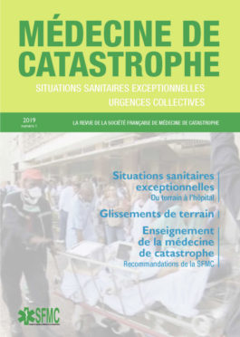 Médecine de catastrophe 2019